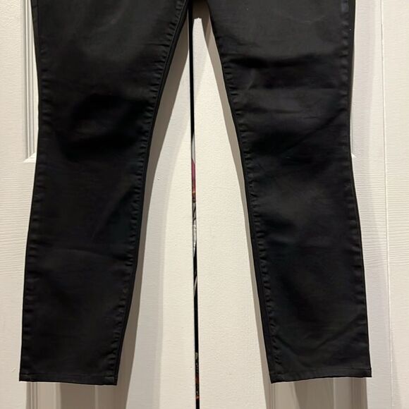 Frame Le High Skinny Black Coated Jeans Pants Size 31 - Picture 5 of 11